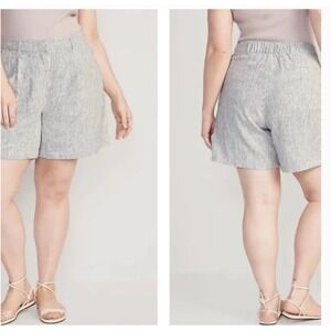 NEW Old Navy linen/cotton plus size women's shorts -‎ size 3X